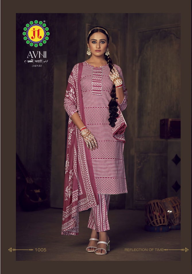 Avni By Jt Printed Cotton Dress Material Catalog
